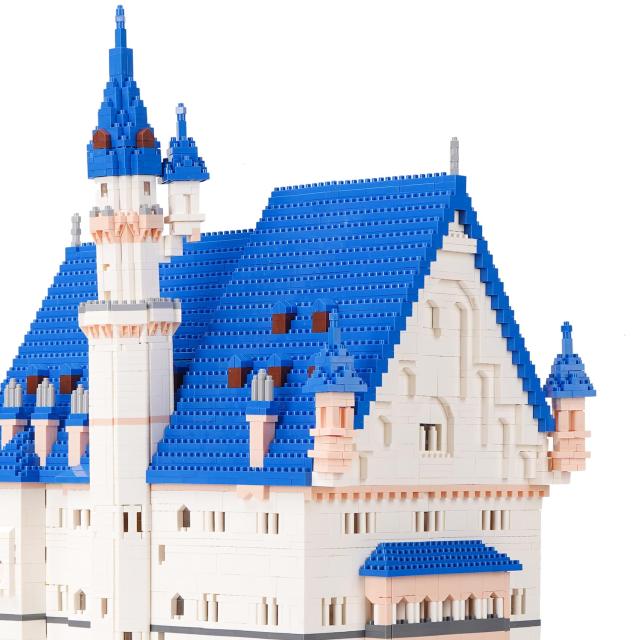 LULUFUN マイクロブロック 白鳥の城 ブロックセット 建物 おもちゃ mini ノイシュヴァンシュタイン城 Neuschwanstei LULUFUN マイクロブロック 白鳥の城 ブロックセット 建物 おもちゃ