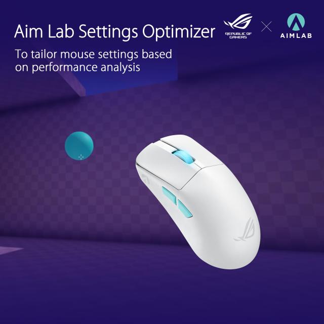 FPS向け】ASUS 超軽量54g Aim Lab ワイヤレス ゲーミングマウス