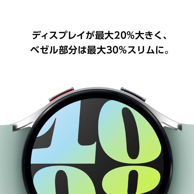 Galaxy Watch6 40mm｜グラファイト｜スマートウォッチ 本体 端末｜Samsung 純正 国内正規品｜2023年発売｜FeliCa/android対応｜Bluetooth