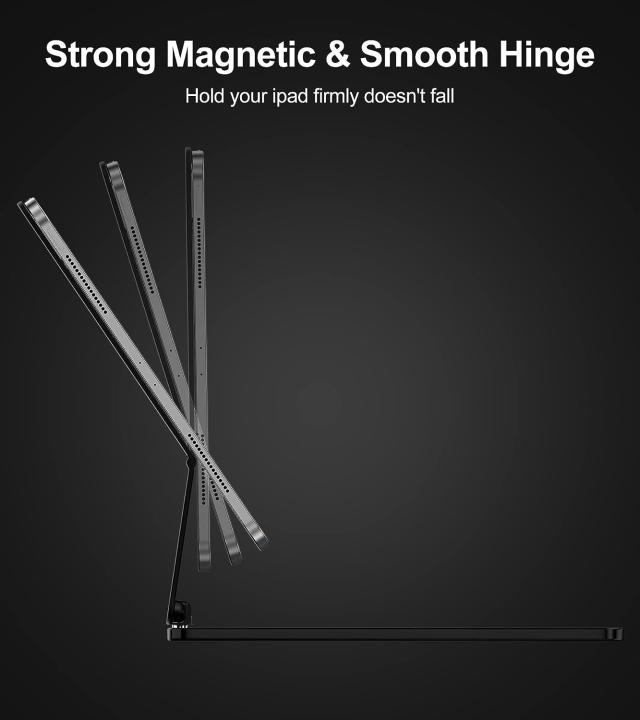 [進級版]マジックキーボード iPad Pro 12.9 キーボード ケース 第5/4/3世代 360°回転可能 タッチパッド付きキーボード 7色バックライト の通販は