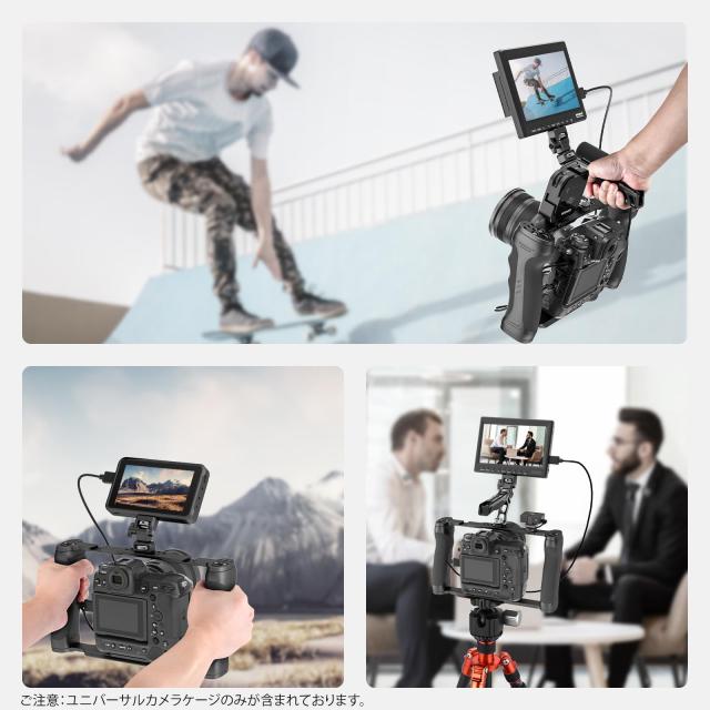 NEEWER 汎用型カメラケージ ＆トップハンドルセット 3/8”ARRI 位置決め
