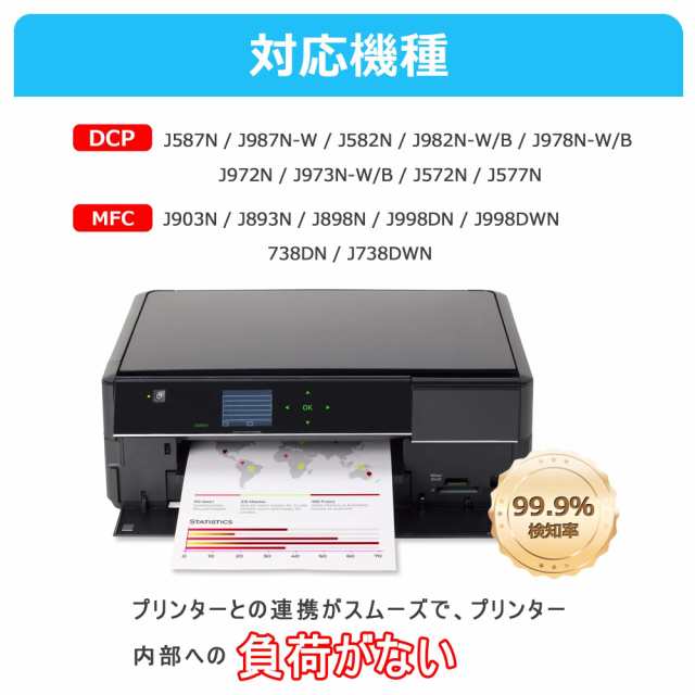 LC3111 LC3111-4PK ブラザー 用 インク LC3111 4色 大容量 brother 用 インクカートリッジ dcp-j987n  dcp-j982n dcp-j577n dcp-j572n dcpの通販はau PAY マーケット - 昴マーケット | au PAY  マーケット－通販サイト