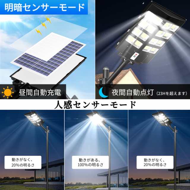 Gefolly 街灯 ソーラー 屋外 800W 外灯 屋外 ソーラー 【256個ledチップ 高輝度 大容量バッテリー 大型ソーラーパネル】光センサー  3パタの通販はau PAY マーケット - 36Shopkt 送料無料 | au PAY マーケット－通販サイト