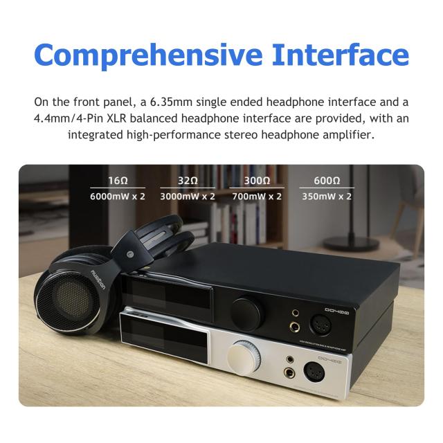 SMSL DO400 フルバランスDAC ヘッドフォンアンプ ES9039MSPRO XMOS 