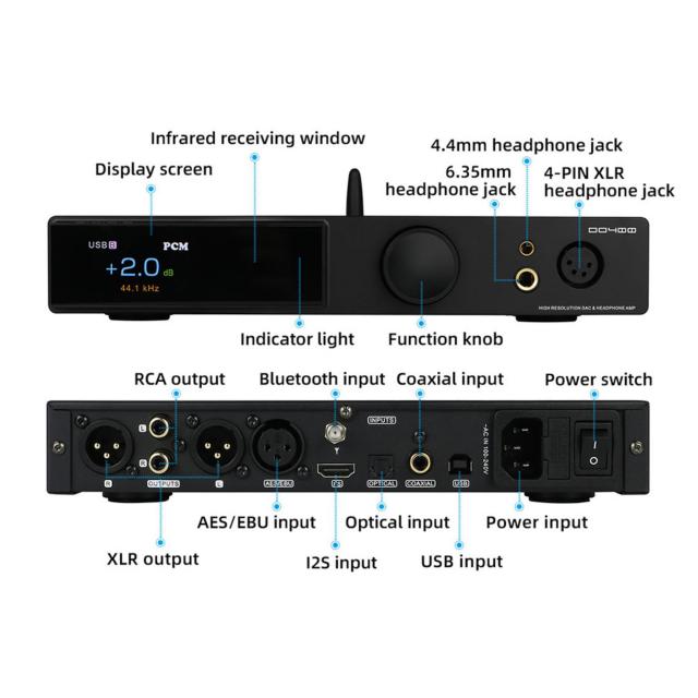 SMSL DO400 ES9039MSPRO DAC・ヘッドホンアンプ SMSL DO400 ES9039MSPRO DAC・ヘッドホンアンプ