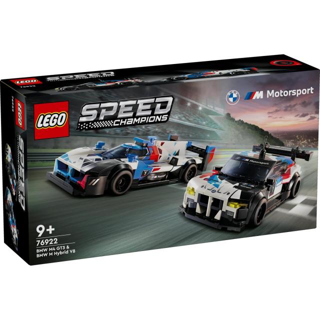 レゴ(LEGO) スピードチャンピオン BMW M4 GT3 ＆ BMW M ハイブリッド V8 レースカーコンボ おもちゃ 玩具 プレゼント ブロック 男の子 女_1