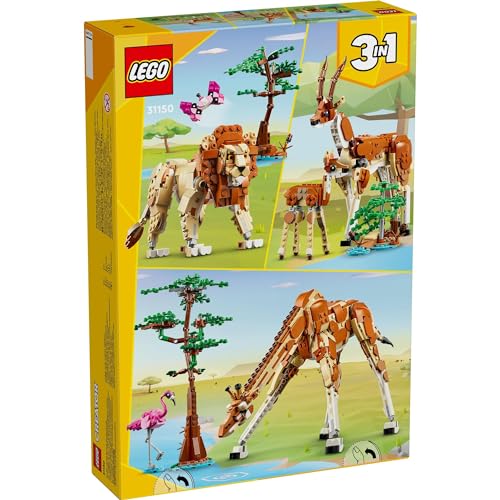 レゴ(LEGO) 造り手 サファリのどうぶつ 手あそび 手あそび 生まれ落ちる日 差し上げ物 立ちはだかる うしろ帯 御坊っちゃん お子さん 9歳 10歳 11歳 小学生 毛の荒物