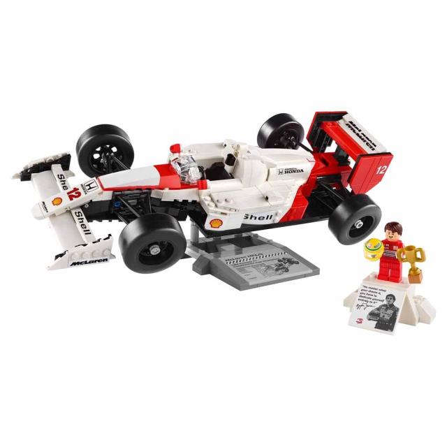 レゴ(LEGO) アイコン マクラーレン MP4/4 ＆アイルトン・セナ F1 セナ 車 プラモデル ミニカー おもちゃ 玩具 クリスマスプレゼント プレ_3