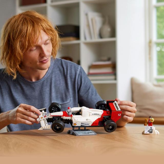 レゴ(LEGO) アイコン マクラーレン MP4/4 ＆アイルトン・セナ F1 セナ 車 プラモデル ミニカー おもちゃ 玩具 クリスマスプレゼント プレ_8