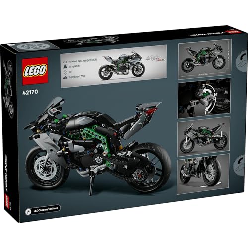 レゴ(LEGO) テクニック Kawasaki Ninja H2R バイク おもちゃ 玩具 プレゼント 誕生日 ブロック クリスマス 男の子 女の子 子供 10歳 11歳_9