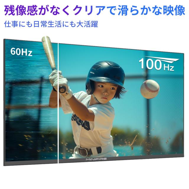 Minifire モニター 27インチ IPS ディスプレイ フルHD HDR10 100Hz 