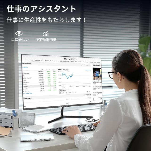 Minifire モニター 27インチ IPS ディスプレイ フルHD HDR10