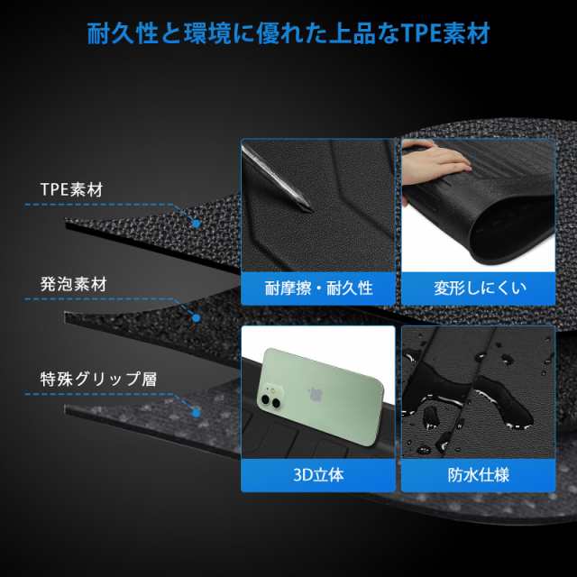 ホンダ 新型 N-BOX JF3 JF4型 専用 フロアマット+ラゲッジマット 専用設計 HONDA Nbox 3D立体マット 防水 カーマット TPE材質 保護マットの通販は
