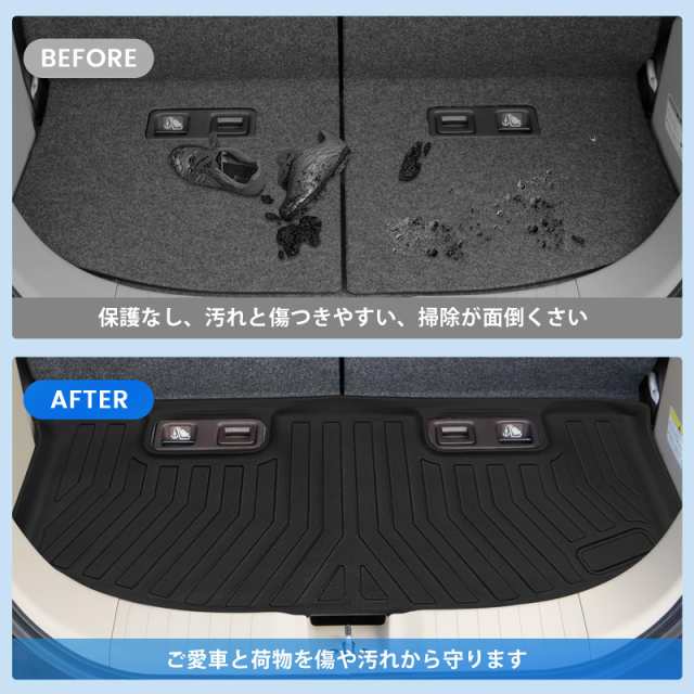 ホンダ 新型 N-BOX JF3 JF4型 専用 フロアマット+ラゲッジマット 専用設計 HONDA Nbox 3D立体マット 防水 カーマット TPE材質 保護マットの通販は