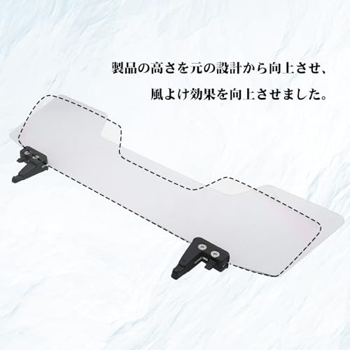 NDロードスター 透明アクリルウインドブロッカー 風除け アクリルウィンドブロッカー hard-coat CLEAR 【NDロードスター