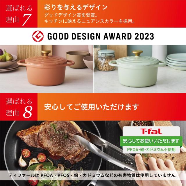 T-fal ティファール キャストライン エアココット IHココット鍋 24cm