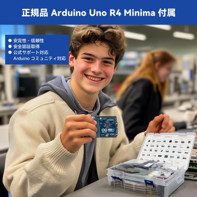 SunFounder オリジナル Arduino Uno R4 Minima 対応 スターターキット究極版 3 in 1 IoT/スマートカー/基本キット オンラインチュートリ_1
