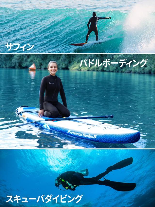 ウェットスーツ 5mm ネオプレン フルスーツ　レディース　UVカット ウェットスーツ 5mm フルスーツ レディース 長袖 手首・足首