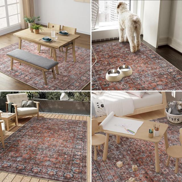 【新着商品】HAOCOO ラグ カーペット 洗える 140×200cm オールシ Amazon | HAOCOO カーペット 洗える 140х200cm ラグ 約1.5畳 オール