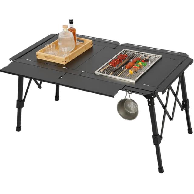 Solotour IGTテーブルアウトドア テーブル 折り畳み アルミ 簡単設立 キャンプ 軽量 頑丈 50？荷重 便利 バーベキュー コンパクト 収納袋