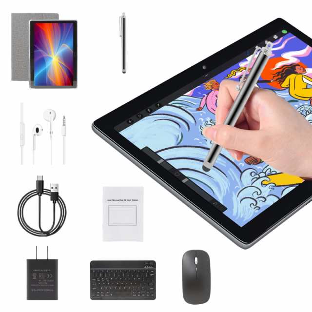 2024 NEW Android タブレット 10インチ wi-fiモデル Android 12