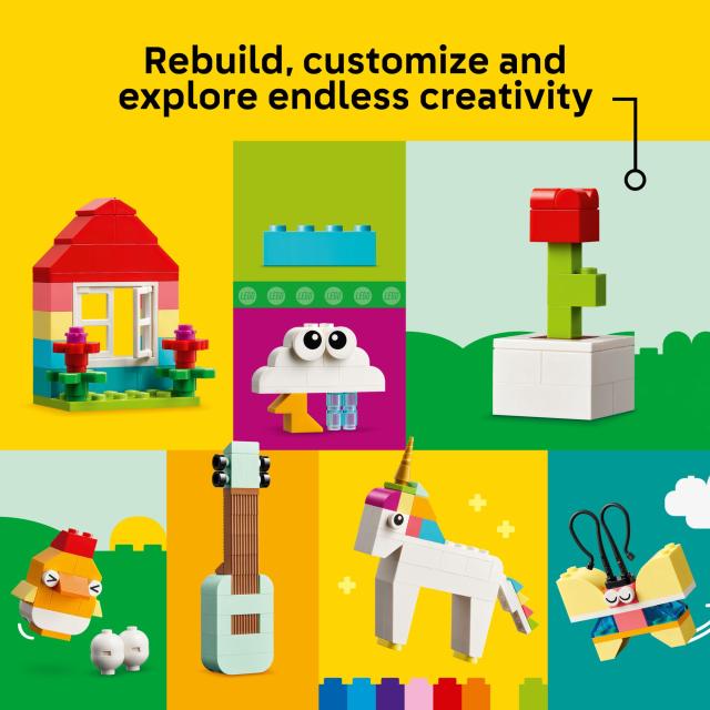 レゴ(LEGO) クラシック 鮮やかなクリエイティブ ブリックボックス 積み木 - 感覚 ＆ 学習おもちゃ 男の子＆女の子 対象年齢4歳以上 - ごっ_4