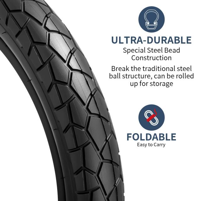 2本セット,20 3.0 タイヤ,20x3.0 76-406 自転車タイヤ+20x3.0/3.5 チューブ 肉厚 米式バルブ32mm,タイヤ 20 3.0,Y-909