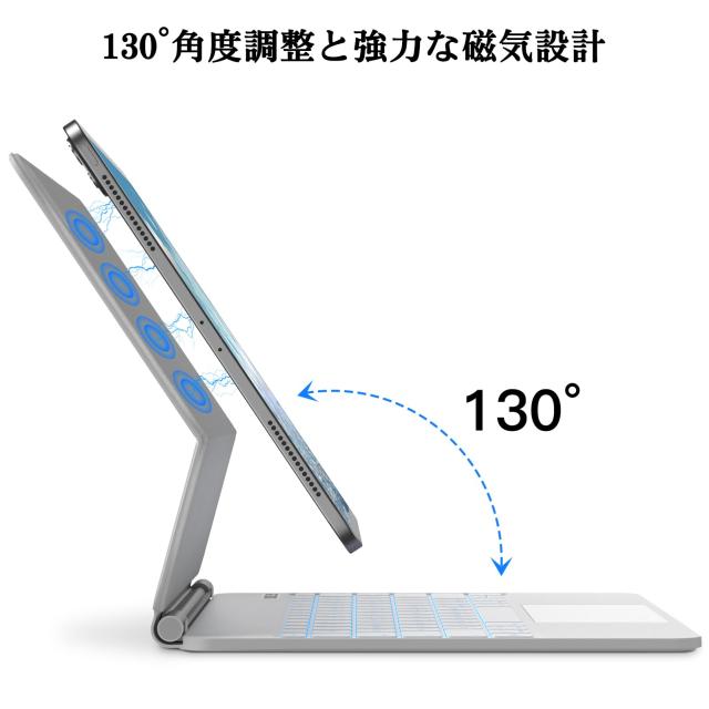 マジックキーボード GOOJODOQ iPad Air6 対応スマートキーボード : マジックキーボード GOOJODOQ 2024 iPad Air6(M2