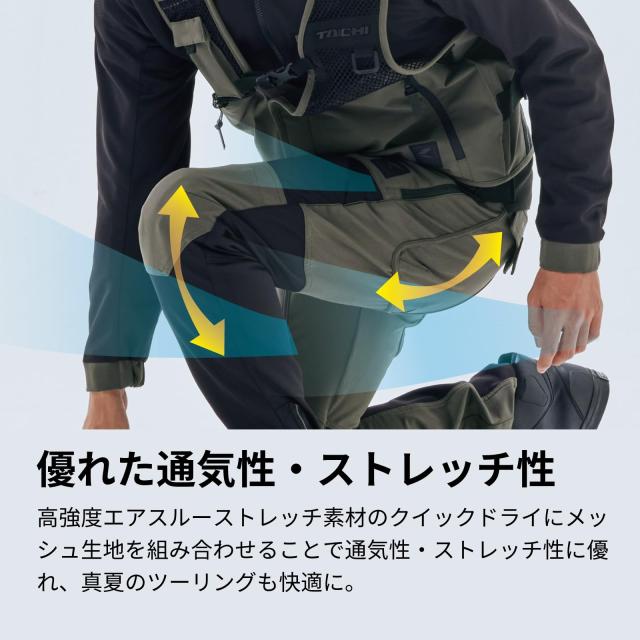 RSタイチ(RS TAICHI) バイクウェア ライディングパンツ 春夏 通気性