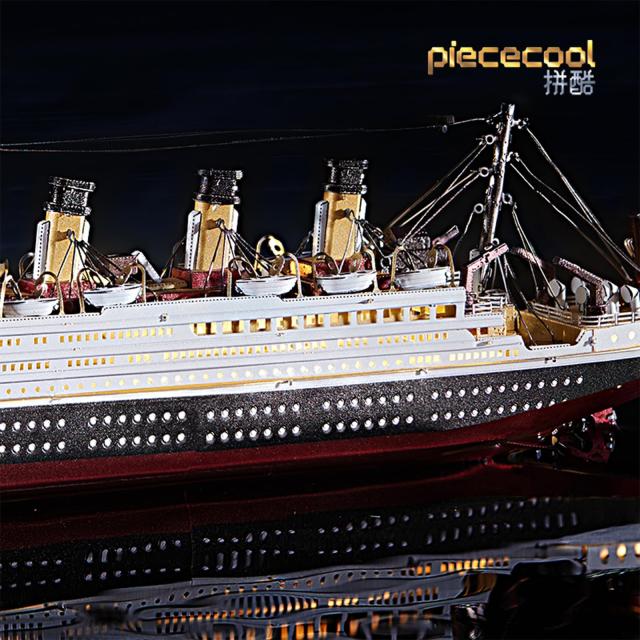Piececool 立体パズル 大人向け DIY メタリックナノパズル 接続剤不要