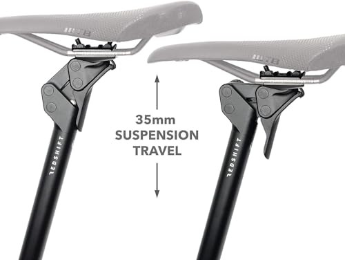 REDSHIFT ShockStop Endurance Suspension Seatpost for Bicycles, 30.9mm x 450mmの通販は