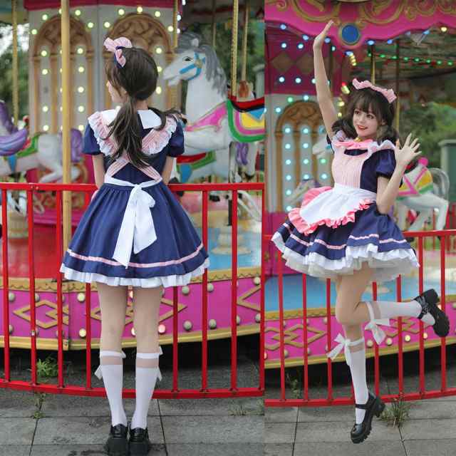 Amazon.co.jp: [AOTYP] メイド服 メイドコスプレ コンカフェ