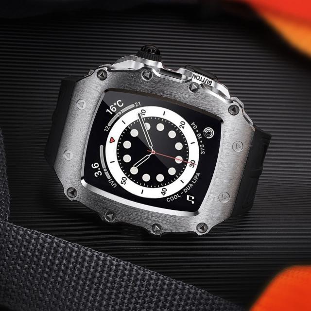 AHNHSKY Apple Watch ケース 45mm | 44mm バンド カバー 耐衝撃 傷防止 スポーツバンド アップルウォッチ バンド iWatch Series 9/8/7/SE