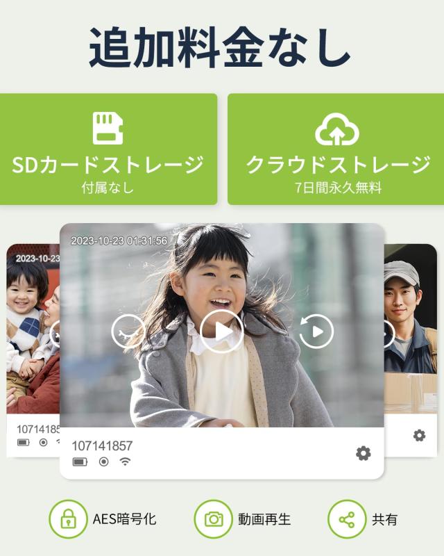 【5200mAh大容量 来客応答】インターホン ワイヤレス 工事不要 ドアホン スマホ連携 カメラ付きインターホン 200万画素 Alexa対応 動体検_4