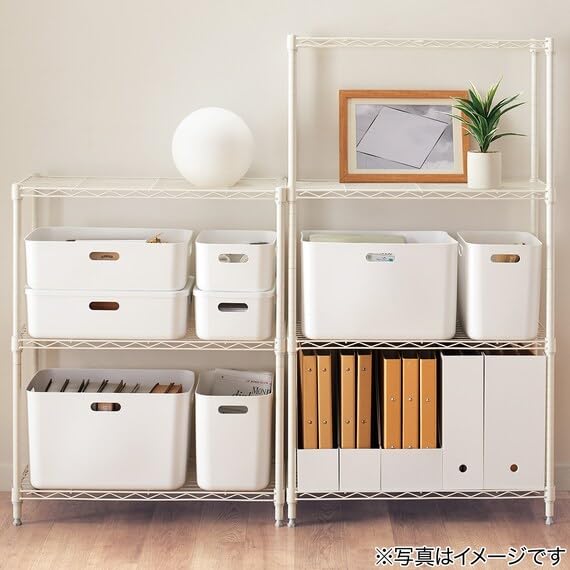 ニトリ(NITORI) スチールラック STANDARD 幅85cm 4段 ホワイト 8791261_8