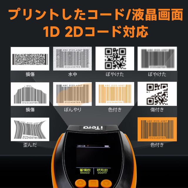 Tera バーコード主導者 無線電話 USB Bluetooth: １座標軸 2座標軸 QR吊りひも相応う 液晶画面 申し受ける照明ランプ 読みとる第四次元加えること 日本語取りまわし書