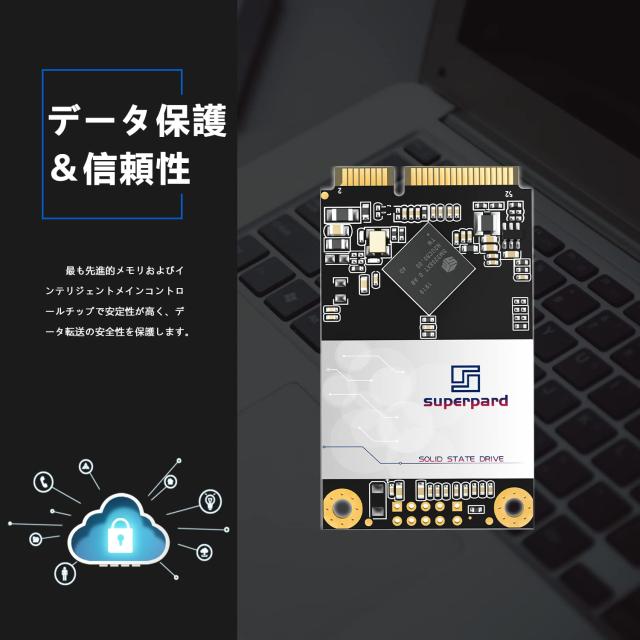 mSATA SSD 256GB 内蔵型 SATA？ 6Gb/s 3D NAND ミニSATA ソリッドステートドライブ ノートパソコン/デスクトップパソコン適用 省電力 Sup_3
