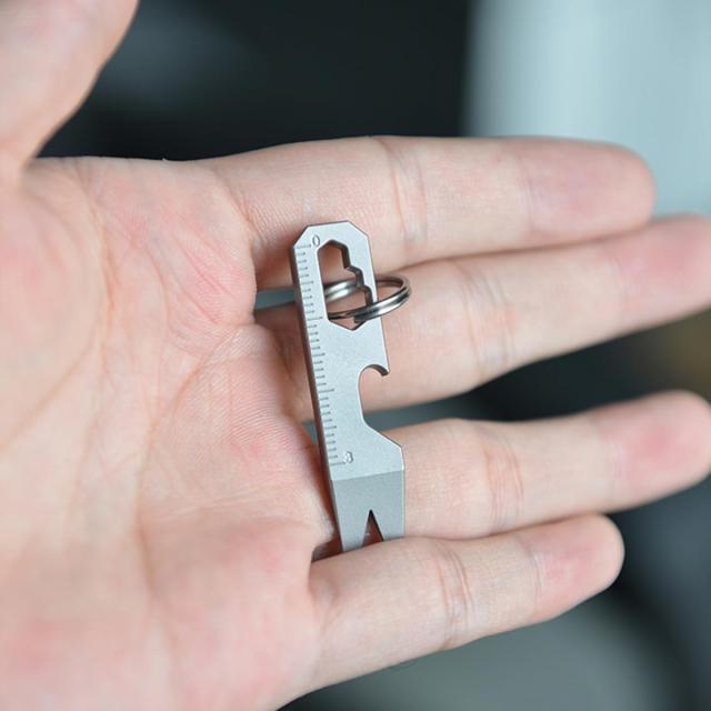 Hamans チタン こじ棒 EDC マルチツール 栓抜きボックスオープナー