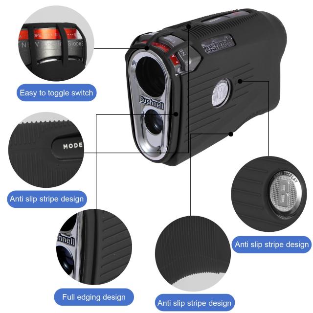 JAWEGOLF シリコンケース Bushnell Pro X3ゴルフ距離計対応 (ブラック