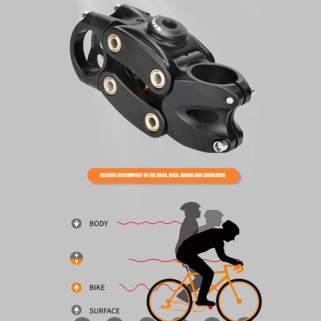 Fenalar サスペンションステム、7度45mm高さ上昇調整可能な自転車