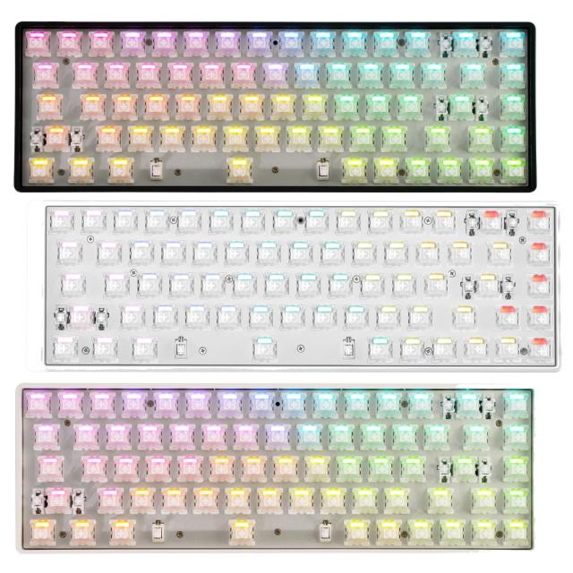 DrunkDeer G65 ラピッドトリガー メカニカルキーボード 磁気スイッチ ゲーム用 RGB コンパクト 65%サイズ 有線 68キー ベアボーン キーキ