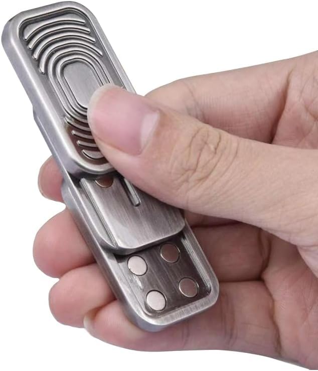 OBEST メタルポーカーフィジェット ガジェット スライダー 磁気コイン