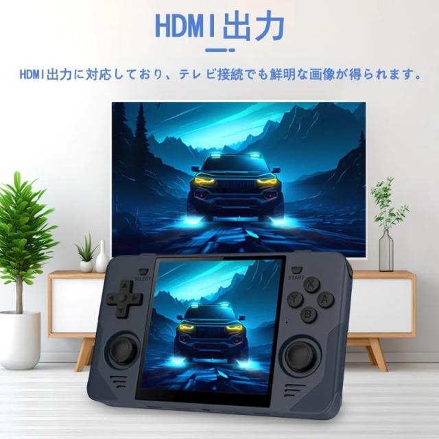 Powkiddy RGB30 RK3566 Whatskoハンドヘルドゲーム機 OpenSourceLinux