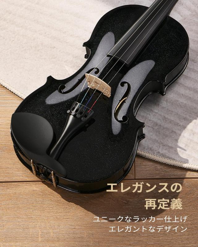 Eastar バイオリン ヴァイオリン 4/4 単板 ソリッド バイオリンセット