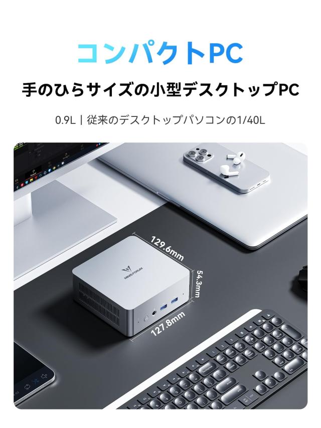 MINISFORUM Venus Series UN1250ミニPC Core i5-1250P DDR4 32GB 512GB