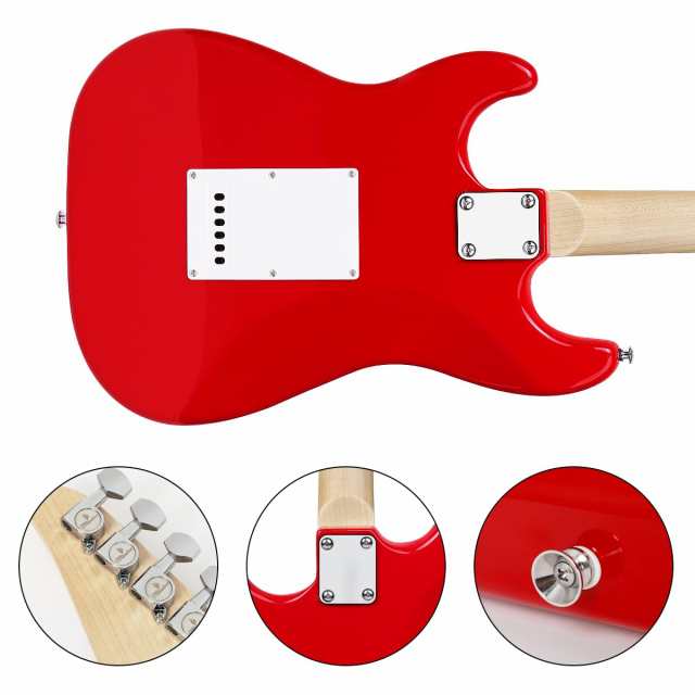 Bullfighter エレキギター 初心者セット付き エレキギター 弦 ケース ピック ストラップelectric  guitarストラトキャスタータイプ (SSS- の通販はau PAY マーケット - ks-shop2 | au PAY マーケット－通販サイト