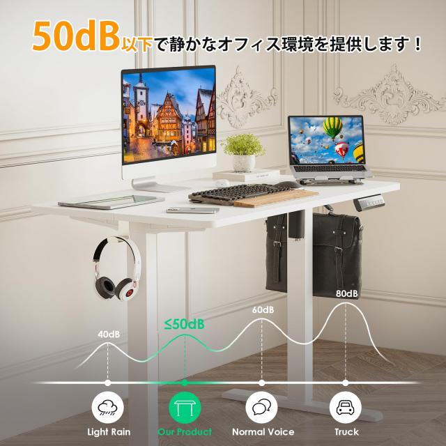 Sunon 昇降デスク 電動 スタンディングデスク 幅100cm 耐荷重 Sunon 昇降デスク 電動 スタンディングデスク 幅100cm 耐荷重