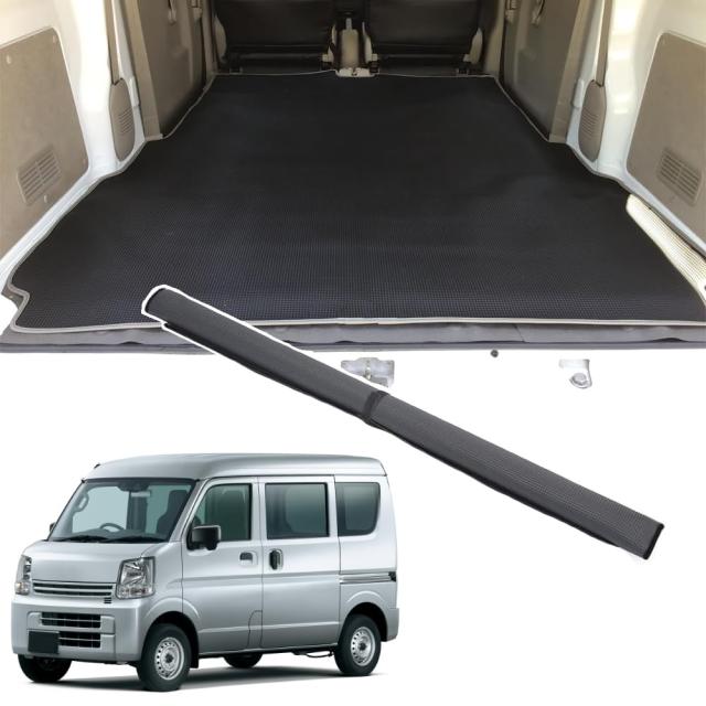 Temiry ラゲッジマット DA17V用 撥水 トランクシート 滑り止め エブリイバン da17v 荷台マット 汚れに強い 取付簡単 トランクマット 後部_6