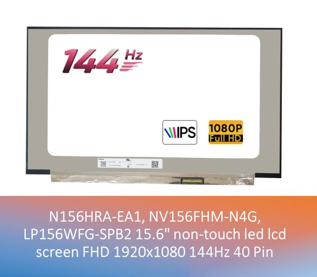 FULLCOM 15.6 インチ 修理交換用ゲーム液晶パネル 対応画面モデル(タッチ非搭載): N156HRA-EA1、LM156LF2F01、NE156FHM-NX1、 B156HAN08._5