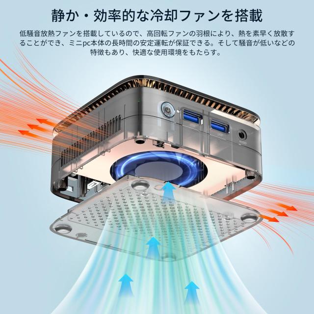ミニpc N97 mini pc 動作より安定最大3.6GHz 4C/4T Amazon.co.jp: ミニpc N97 mini pc 動作軽い最大3.6GHz 小型pc